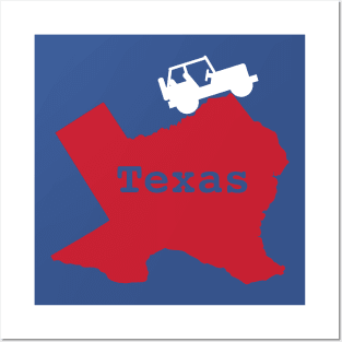 Texas Jeeps Posters and Art